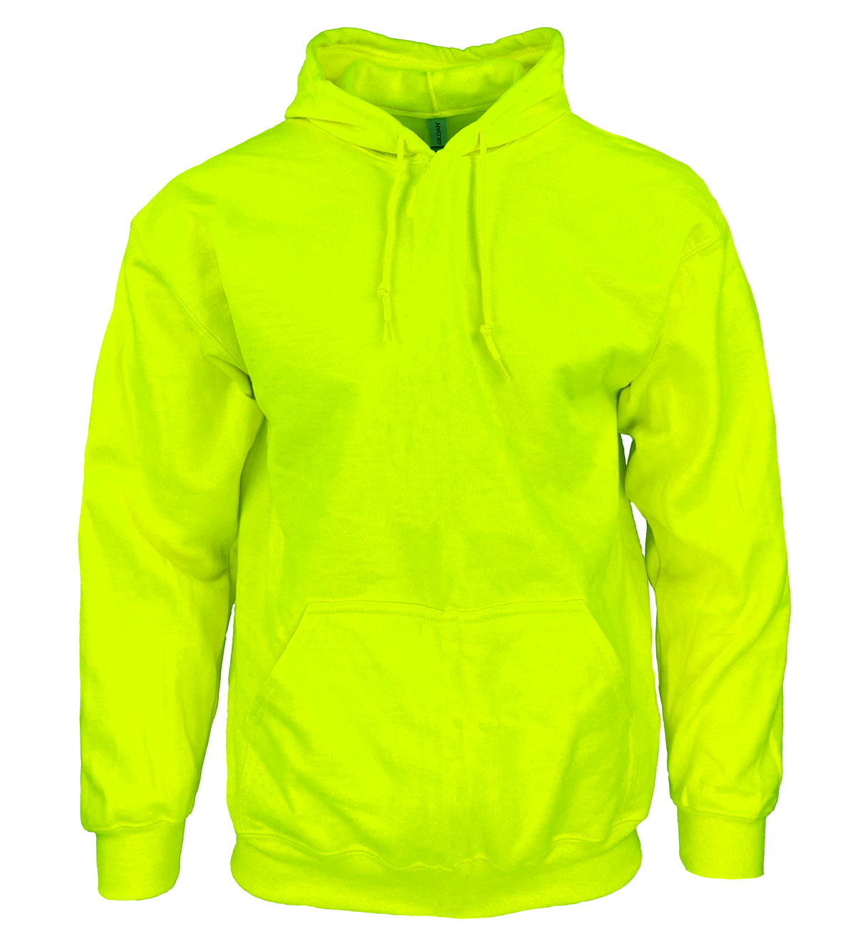 Style 185SG | Wholesale Mens Safety Green Pullover Hoodies - Slightly ...