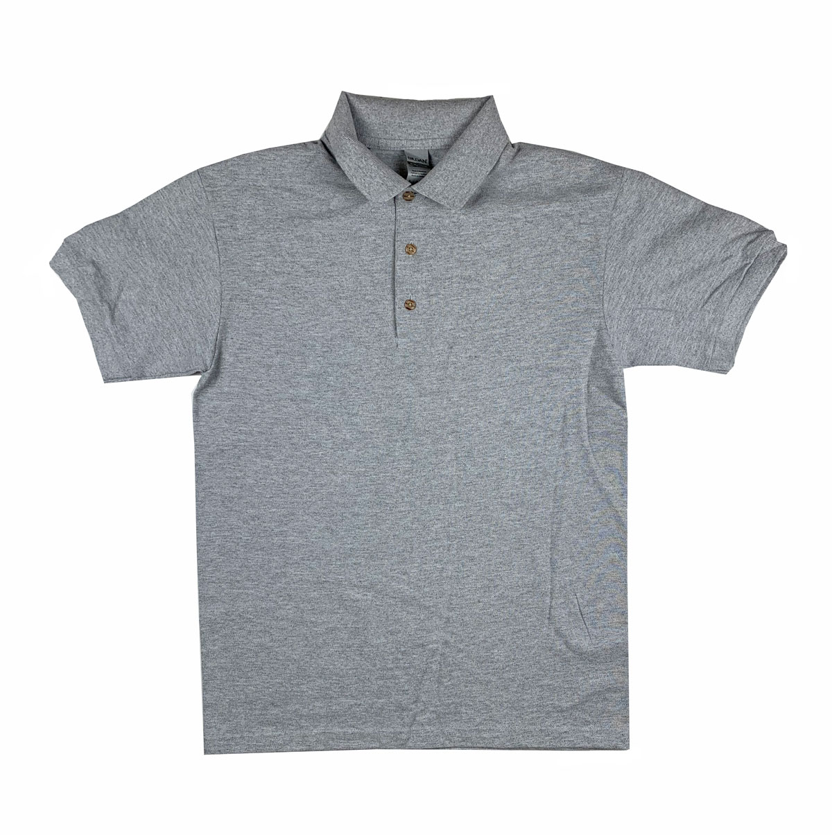 Style 380SG | Wholesale Mens Sports Grey Pique Sport Shirt - Slightly ...