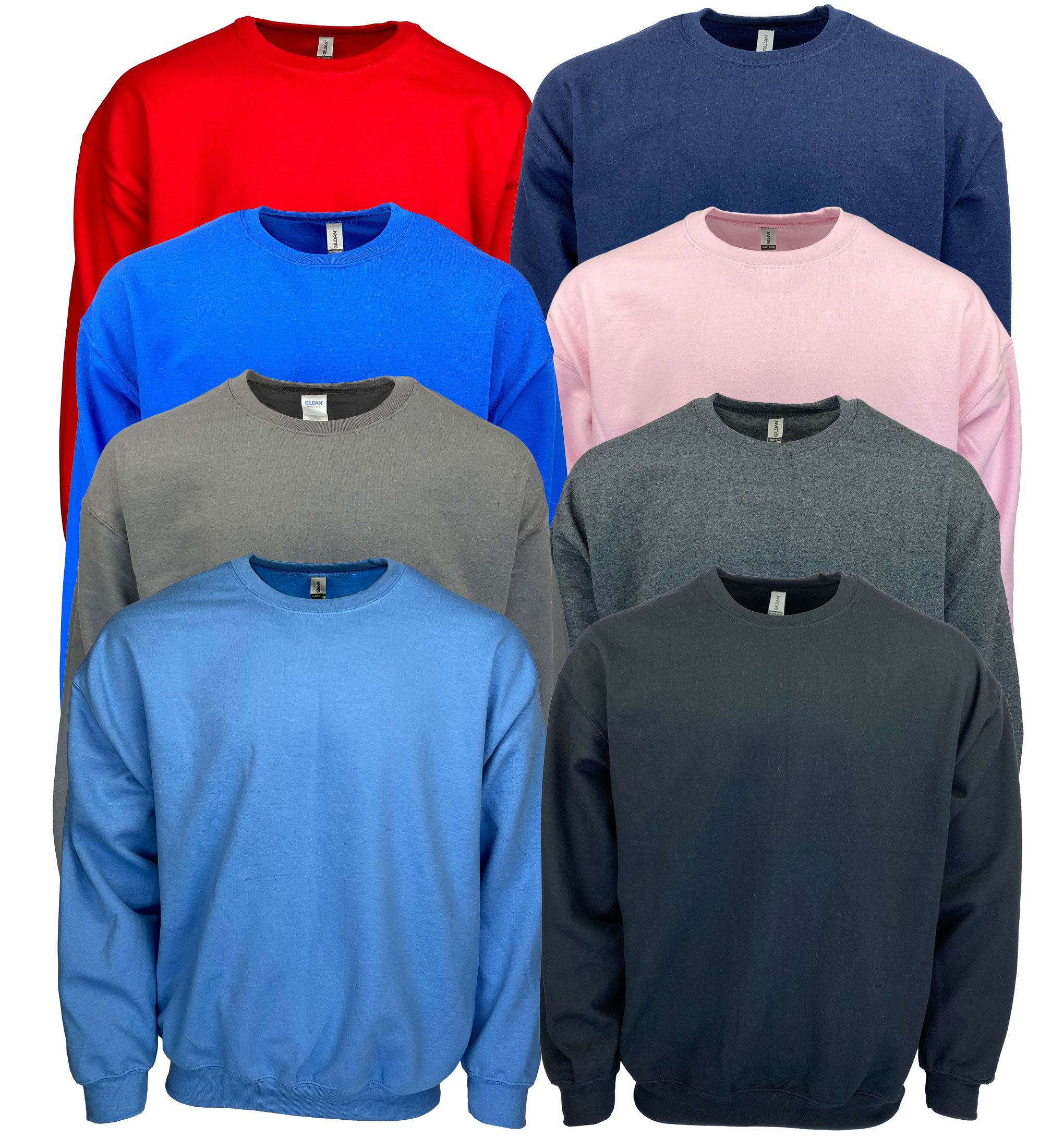 (*3rds*) GZ180 | Wholesale Mens Crew Neck Sweatshirts - Thirds