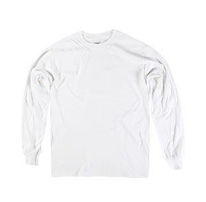 RGRiley | Gildan Youth White Long Sleeve T-Shirts | Irregular