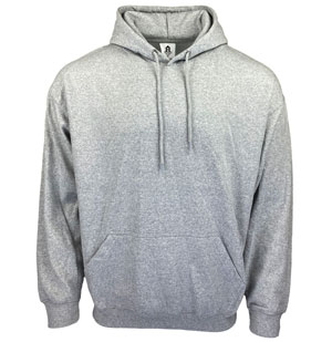 RGRiley | HomeSpun Mens Heather Grey Fleece Pullover Hoodies | Closeout